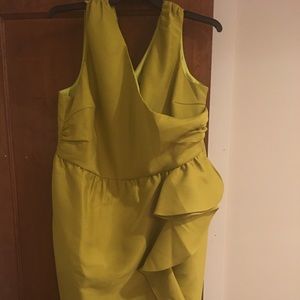 Asos green tulip dress size 20